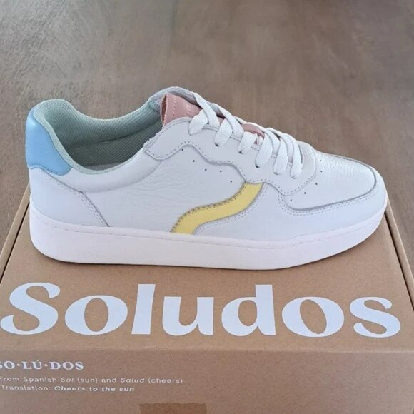 Soludos Shoes - Soludos The Roma - Color: White/Pastels - Size: 9